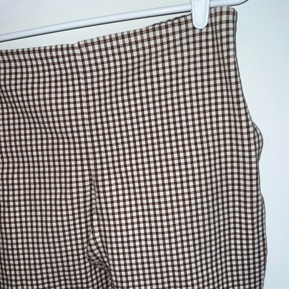 Theory Houndstooth Slim Cropped Trousers size 12 - Picture 7 of 14
